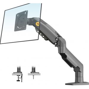 Support Ecran PC pour 17-30 Pouces Screens,Bras de Moniteur Charge Max 9 kg VESA 75 & 100 mm Support de Moniteur F80 - Neuf