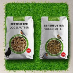 Set Nourriture Pour Oiseaux Toute L'ann&eacute;e 35kg - Nourriture &Agrave; &Eacute;pandre 10 Kg, M&eacute;lange Nourriture Grasse Pour Oiseaux 25 Kg - Neuf