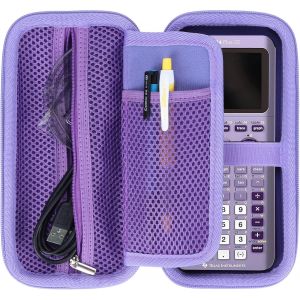 Dur &Eacute;tui de Protection Compatible avec TI-83 Premium CE/TI 82/TI-NSPIRE CX II-T/TI-30 ECO RS/TI-84 Plus CE-T/TI-Nspire CX Cas Calculatrice Graphique.[H3] - Neuf