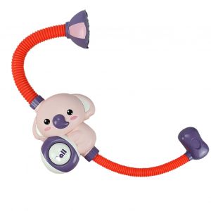 Pommeau De Douche Electrique Pour Bebe, Design De Dessin Anime, Pulverisateur D'eau Pour Tout-Petit, Jouet Arroseur Pour Le Bain, Rose - Neuf