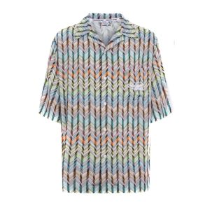 Chemise Pour Homme En Viscose Multicolore Missoni - Neuf