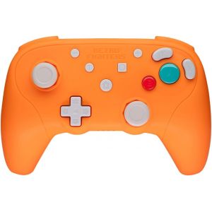 Battlergc Wireless 2.4g Controller Orange - Gamecube, Game Boy Player, Switch & Pc Compatible - Neuf