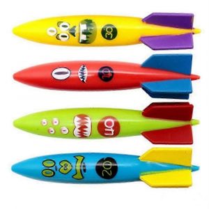 Ensemble de b&acirc;tons de plong&eacute;e pour enfants, jouet de plong&eacute;e pour piscine, jouet aquatique, torpille de plong&eacute;e avec tuba, coordination ?il-main-Ensemble de 4 pi&egrave;ces A08 - Neuf