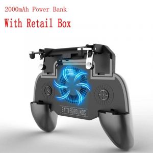 Déclencheur Gratuit Fire Pubg Contrôleur Pour Téléphone Portable Manette De Jeu Joystick Android Iphone Contrôle Tapis De Jeu Mobile Pugb Smartphone Commande-Style C Fan 2000mah - Neuf