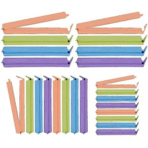24 Pi&egrave;ces Clips D'&eacute;tanch&eacute;it&eacute; Alimentaire,Clip De Fermeture De Cuisine,Clips De Sac,Clip Alimentaire En Plastique,Clip De Sac De Cuisine,Couleurs Assorties - Neuf