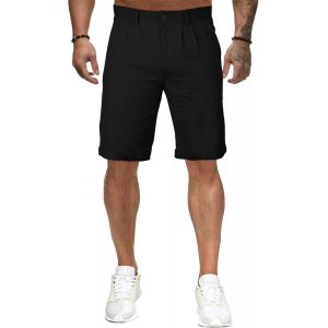 Men Shorts Lin Pour Homme - Short Court En Lin - Coupe Universelle - Neuf