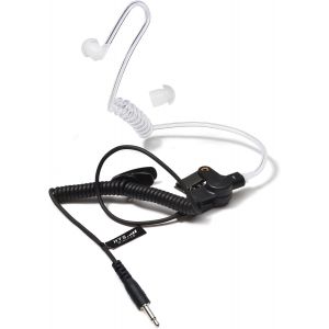 &Eacute;couteurs de Surveillance avec Tube Acoustique Transparent pour radios bidirectionnelles, &eacute;metteurs-r&eacute;cepteurs et micros Jack 3,5 mm (Type-1) - Neuf