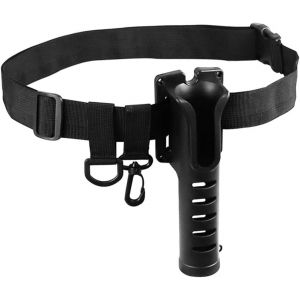 Lbgwp60-Supportde Canne À Pêche Avec Ceinture Réglable Pour Canne À Pêche - Noir - Neuf