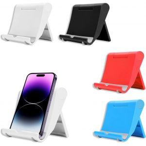 CMJAAGUR-4 Pièces Support Universel De Bureau Pour Téléphone Et Tablette, Supports Pliables Pour Téléphone Portable Multi-Angle Pour Table Bureau Appui Confortable Pour Téléphone Tablette Idéal P[M405] - Neuf