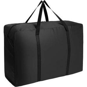 Cheng-Grand Sac De Rangement 150l, Oxford Rangement Sous Lit Pliable Closet Organizer Sac De Rangement Pour Couette Imperm&eacute;able Avec Poign&eacute;es Renforc&eacute;es Pour &Eacute;dredons Couvertures Oreillers Vestes - Neuf