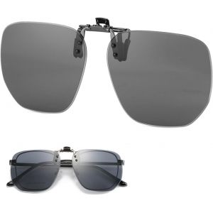Clip Lunettes De Soleil Polaris&eacute;es Clip Solaire Pour Lunettes De Vue Clipsable Sur Lunette De Soleil Polarisante, Uv400, 56mm - Neuf