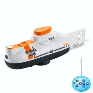 Bateau T&eacute;l&eacute;command&eacute; Miniature Pour Enfants Avec T&eacute;l&eacute;commande &Eacute;tanche Blanc YONIS - Neuf