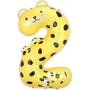 40pouces Ballon Chiffre Anniversaire 2 Lait chat,0123456789,10-19,20-25,30,40,50,60,70,80,90 Ballon Numero 2 an Deco Birthday,Balloon 2 Ballon Party Deco Soutenir l'hélium - Neuf