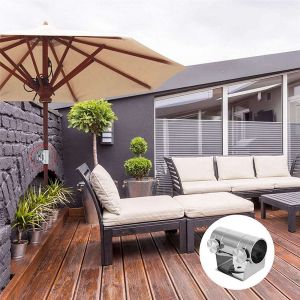 2ensemble Support De Balcon Parasol &Eacute;tui P&ecirc;che En Acier Inoxydable Parapluie R&eacute;glable Bo&icirc;te Murale Porte-Parapluie - Neuf