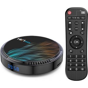 MEVRONISSHOP-Pi&ugrave; recente HK1 Max TV Box Upgrade Android 12.0 TV Box, 2 GB di RAM 16 GB ROM, 2.4G / 5G Dual Wi-FI, BT4.0, 4K H.265 Decodifica HDR Set Top Box&iquest;HK1 Max 2B - Neuf
