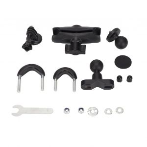 Support de camera de velo rotatif a 360¡ã, universel, 1/4 po, pour camera de sport de moto, pour appareil photo numerique a carte - Neuf