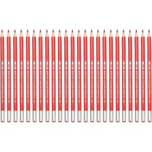 Eryi-Crayon Aquarelle, 24 Crayons Aquarellables Pour Mélanger, Colorier, Dessiner, Peindre, Rouge Vif - Neuf