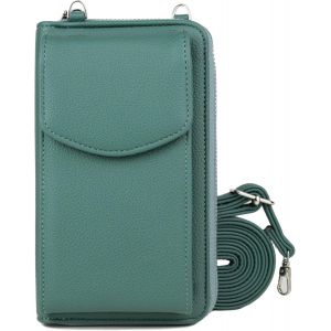 RFCBC-Petit sac à bandoulière pour téléphone portable - Portefeuille pour femme - Protection RFID - Pour téléphone portable - Avec compartiments pour cartes et bandoulière réglable - Neuf