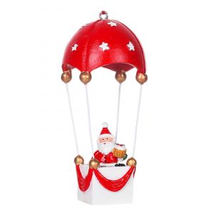 Arbre de no&euml;l Pendentif en Parachute Santa/Bonhomme de neige/le Cerf de Charme d'Accessoires de F&ecirc;te &agrave; la Maison Ornement d'Int&eacute;rieur &agrave; l'Utilisation &agrave; l'Ext&eacute;rieur - Neuf