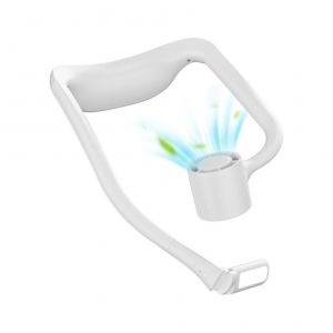 Ventilateur de cou suspendu avec 3 vitesses, rechargeable par USB, sans pales, portable, LED, pour course en exterieur - Neuf