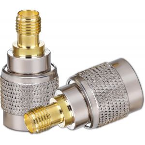 Kits De Connecteurs D'Adaptateur Rf Sma Vers Tnc 4 Types Kit D'Adaptateur Sma Vers Tnc Routeur D'Antenne 2G 3G 4G Lte/Antenne Wi-Fi/Câble Coaxial Kit D'Adaptateur Sma Vers Tnc 4 Types - Neuf