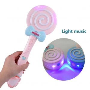 Enfants Dessin Anim&eacute; Sucette Lumi&egrave;re Musique &Eacute;lectrique Eau Bulle Souffleur Machine Toy_Blue - Neuf