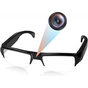 lbgwp60-Mini Caméra Espion Lunettes, Lunette Espion 1080P Hd, Micro Camera Cachee Portable Enregistreur Vidéo Caméscope Pr De Photos Pour Intérieur Extérieur - Neuf