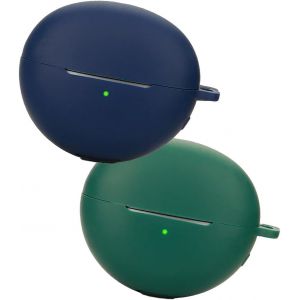 Compatible pour HUAWEI FreeClip &Eacute;tui pour &eacute;couteurs, [Prend en charge la charge sans fil] [&Eacute;tui de protection anti-choc] &Eacute;tui de protection en silicone pour casque (Blue Green) - Neuf