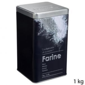 Boite A Farine En Métal - Neuf