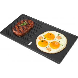 LETNERNY-13191 Plaque De Cuisson Pour Barbecue 43,5 Cm X 23,5 Cm 1 Paquet Pour 2 Brûleurs Landmann Emaillee Triton, Plaque De Cuisson En Fonte Pour Plaque De Cuisson Pour Barbecue À Gaz, 2 Utilisatio - Neuf