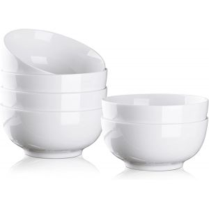 Lot De 6 Bols &Agrave; Salade 6"",6 Pouces/650 Ml,En Porcelaine - Neuf