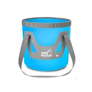 Seau &Agrave; App&acirc;ts De P&ecirc;che De 20 L, Sac En Pvc Pour Leurres Vivants, Rangement Ext&eacute;rieur Portable - Neuf