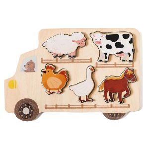 Puzzles en bois pour enfants Jouets de puzzle 3D pour b&eacute;b&eacute;s Jouets &eacute;ducatifs Puzzle de planche d'allumettes pour enfants, B - Neuf
