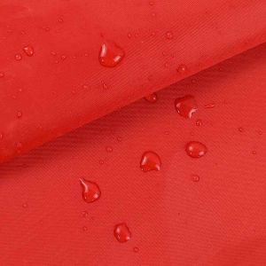 Meetee 190t Polyester Résistant À La Douche Tissu Enduit Parapluie Imperméable Mince Tissu Imperméable Bricolage Accessoires - Type Red-100cm-150cm - Neuf