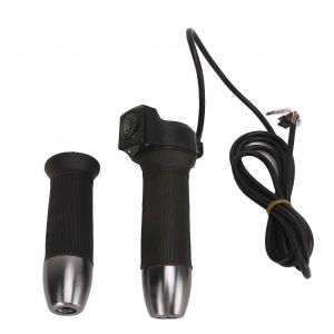 1 paire de poignée d'accélérateur de vélo électrique universelle 48V 5 couleurs Barre de contrôle de la vitesse de scooter en fil avec affichage de la puissance - Neuf