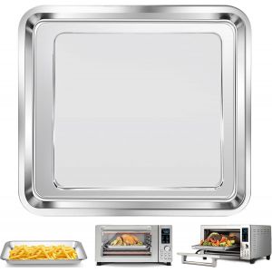 Bravo 12-in-1 Air Fryer Baking Tray 21 Liter 28 x 26.7 cm Stainless Steel Grill Plate - Neuf