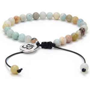Kal-Réglable Om Wish Bracelet Méditation Mala Perles De Prière Yoga Om Bijoux Tressés Avec Des Perles Mala - Neuf