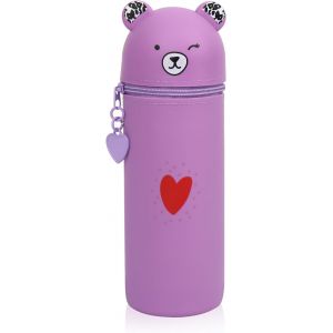 Kal-Trousse En Silicone Souple, Violet, Kawaii, Dessin Animé, Adolescent - Neuf