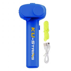 Glow-In-The-Dark String Shooter Jouet Fun Lanceur De Corde Pour Enfants Safe Fun Decompression Toy No&euml;l Stocking Stuffer Bleu Fonc&eacute; - Neuf