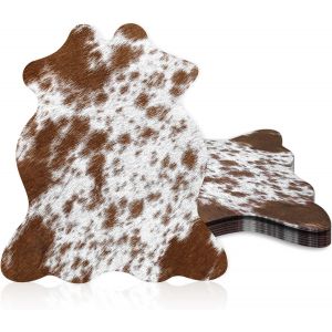 Ulteronixshop-Lot de 50 sets de table jetables en papier vache 35 cm western maison de campagne cowboy occidental maison cuisine salle &agrave; manger d&eacute;coration table - Neuf