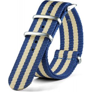 Eryi-Nato Strap G10 Bracelet De Montre Militaire En Nylon Parachute Français Pour Homme Et Femme 18 Mm, 20 Mm, 22 Mm, 24 Mm - Neuf