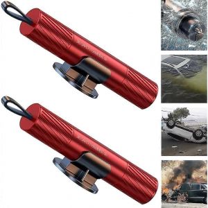 Marteau De Securite, Nouveau Marteau Brise-Vitre Sous L'eau 2024, Marteau De Voiture, Coupe-Ceinture De Securite, Brise-Vitre, Outil D'evacuation D'urgence - Neuf