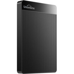 UnionSine HD2510 Disque Dur Externe Portable 500Go Ultra-Mince 2.5" USB 3.0, SATA, Stockage HDD pour PC, Mac, Ordinateur de Bureau, Ordinateur Portable, Wii U, Xbox, PS4 (Noir) - Neuf