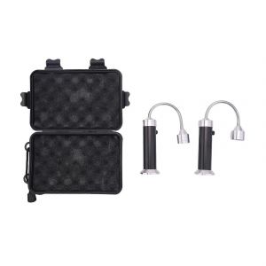 Paquet de 2 barbecues Barbecue Lumi&egrave;re magn&eacute;tique r&eacute;glable BBQ Lumi&egrave;res de gril ext&eacute;rieures r&eacute;sistantes aux intemp&eacute;ries BB - Neuf