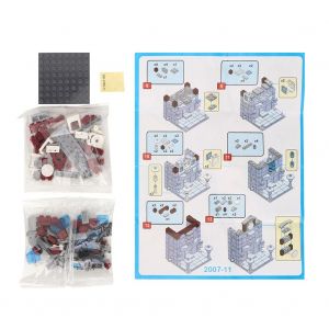 126 pieces de blocs de construction pour enfants, magasin de vetements, vue sur la ville et la rue, puzzle, jouets de construction - Neuf