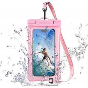 Pochette &Eacute;tanche Ipx8 Flottante Pour T&eacute;l&eacute;phone Portable Avec Cordon Pour Iphone 15, 14, 13, 12, Samsung Galaxy S24, S23, S22+, S21 Ultra A54 Et T&eacute;l&eacute;phone Jusqu'&agrave; 7 - Neuf