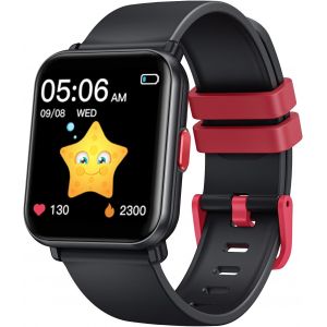 Montre Connect&eacute;e pour Enfant Fille Garcon: Smart Watch avec Appel Bluetooth Tracker D'activit&eacute; Bracelet Intelligent avec Podometre Moniteur Sommeil R&eacute;veil au Poignet Smartwatch Compatible Android iOS - Neuf