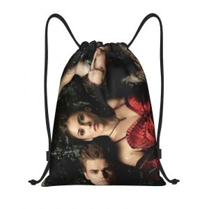 Damon Salvatore Sac &agrave; dos &agrave; cordon de serrage pour le sport, le yoga, la natation, le sport, &agrave; bandouli&egrave;re - PJD1491 - Neuf