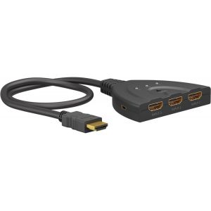 ERYI-58488 Commutateur Hdmi 3 En 1 / 4K À 60Hz (2160P) Répartiteur Hdmi/Commutateur Hdmi 2.0 Pour Ps4, Ps5, Ordinateurs Portables Ou Moniteurs - Neuf