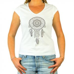T-Shirt L Entourloop Motorcycle Pour Femme L Entourloop Motorcycle Taille M Lady Dreamcatcher / En-Tsw-Dc-Wh-M Neuf - Neuf